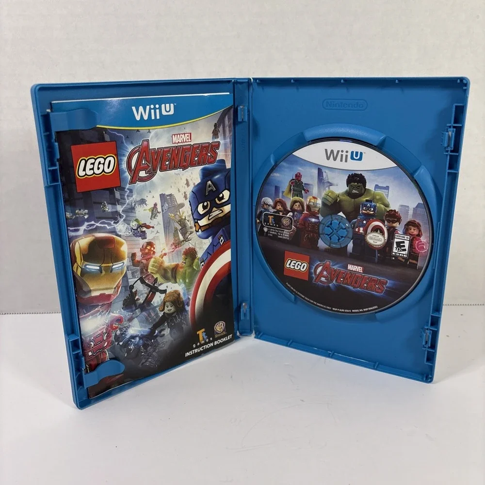 LEGO Marvel Avengers Nintendo Wii U WUP-P-ALRE Action Adventure Game CIB